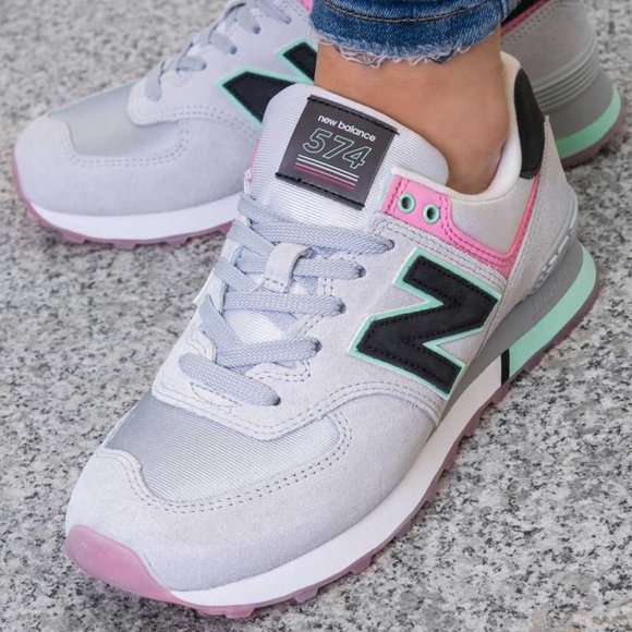 New Balance 574 Sneakers Women's Shoes WL574SAT - Picture 7 of 16